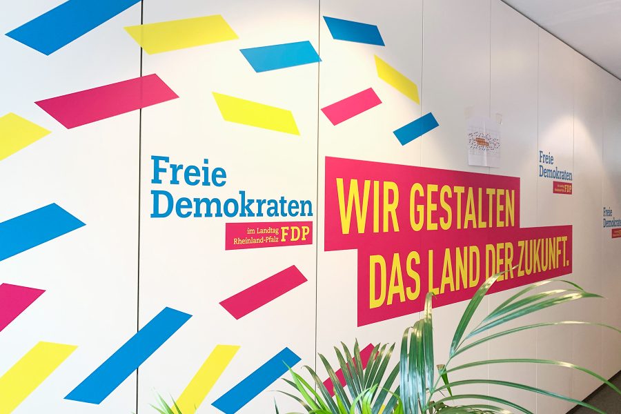 Folienbeschriftung Mainz Werbetechnik FDP